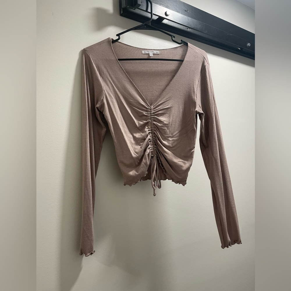 Antistar ruched long sleeve